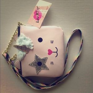 Purse pink Luv Betsey Johnson. Unicorn